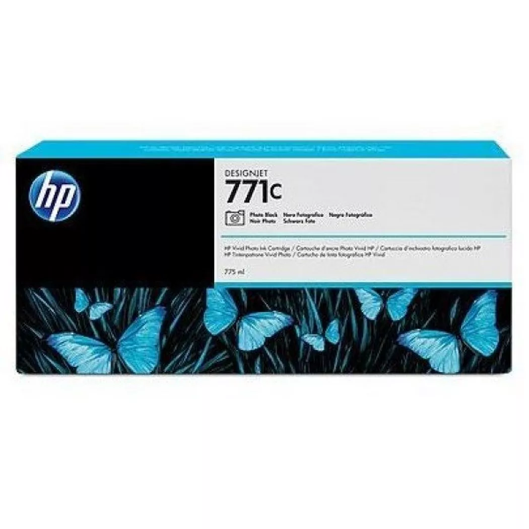 Hewlett-Packard – HP Tintenpatrone 771C photo black B6Y13A DesignJet Z6200 775ml, One Size