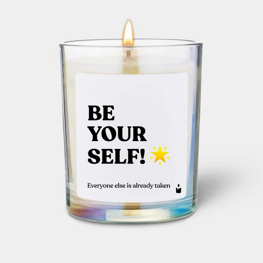 Duftkerze Woody Be yourself! Everyone else is already taken