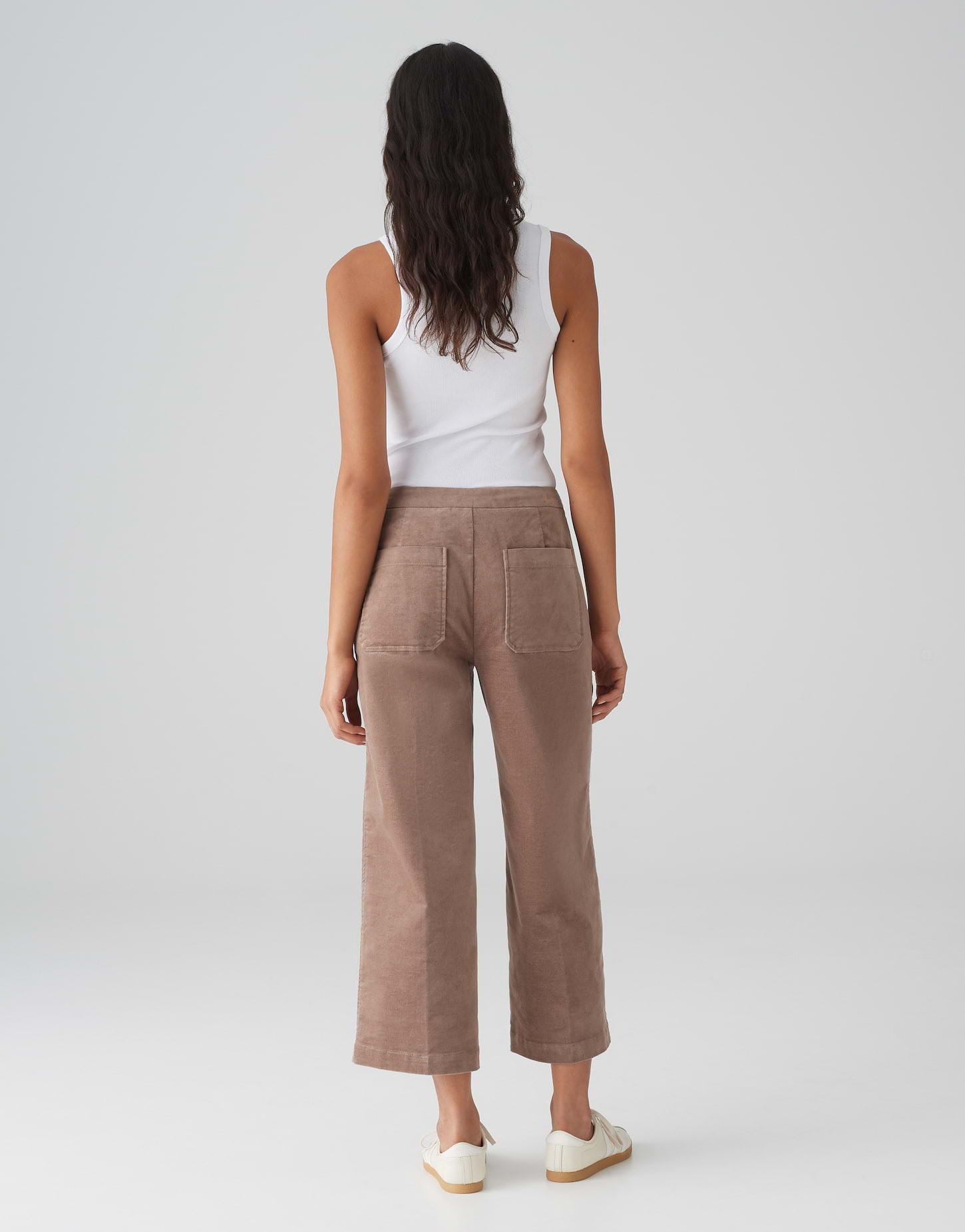 OPUS  Pantalon en velours Mondai Wide 