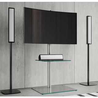 VCM Universal TV VESA Stand Stand Rack TV Alu Glas Ablage Alani Tablette Universal TV VESA Stand Stand Rack TV Alu Glas Ablage Alani Tablette  