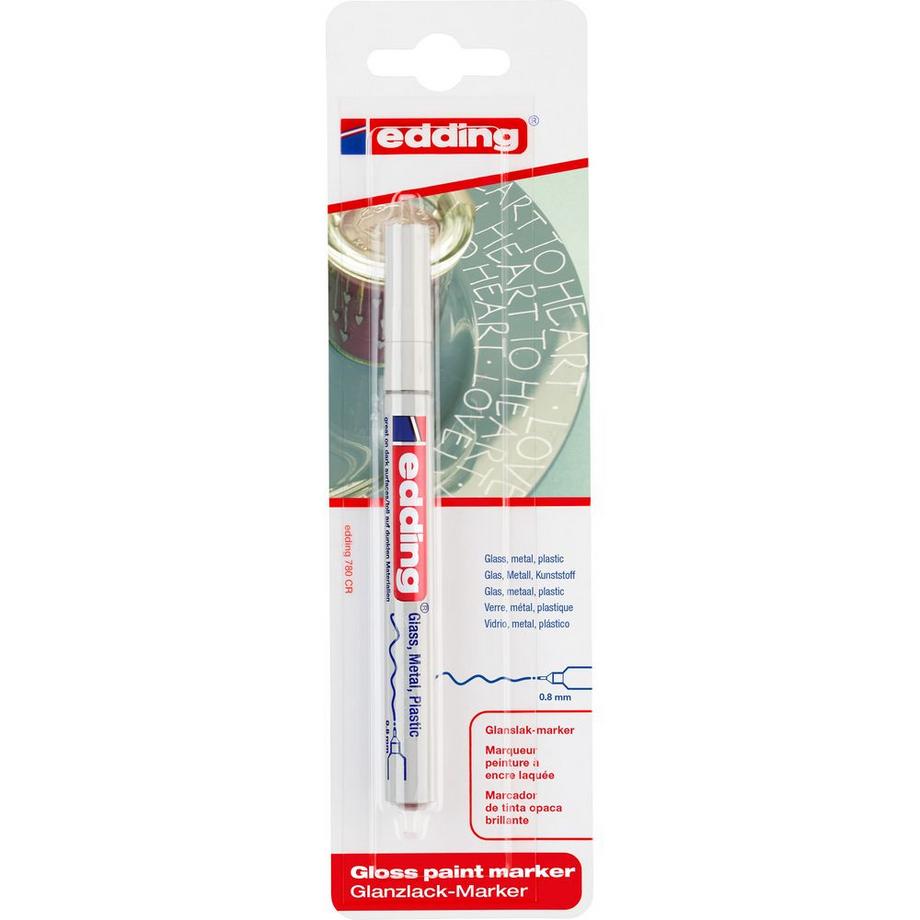 Edding EDDING Paintmarker 780 0.8mm 780BLI-49 CREA weiss Blister  