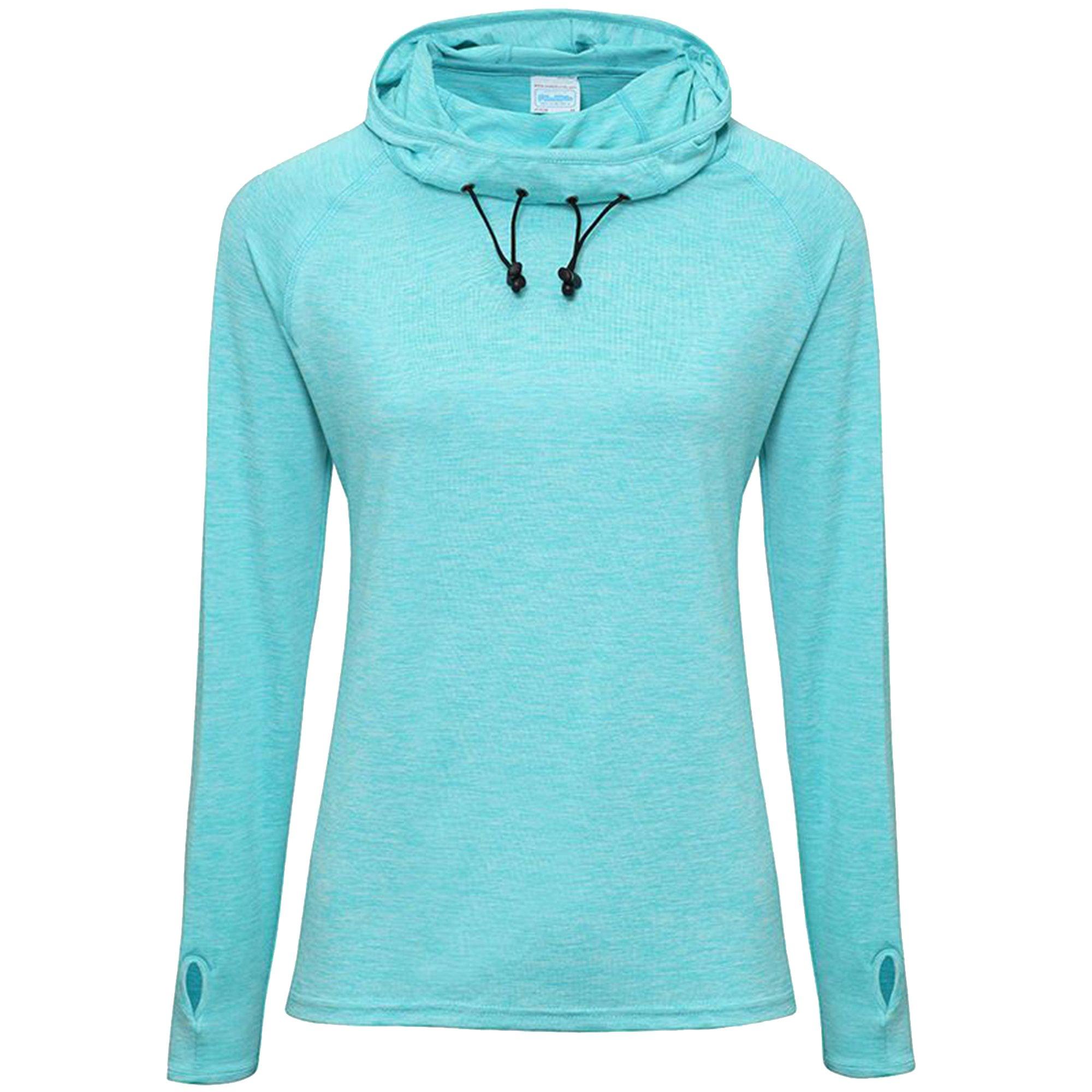 Image of Just Cool Girlie Cowl Baselayer Top Damen Blau L