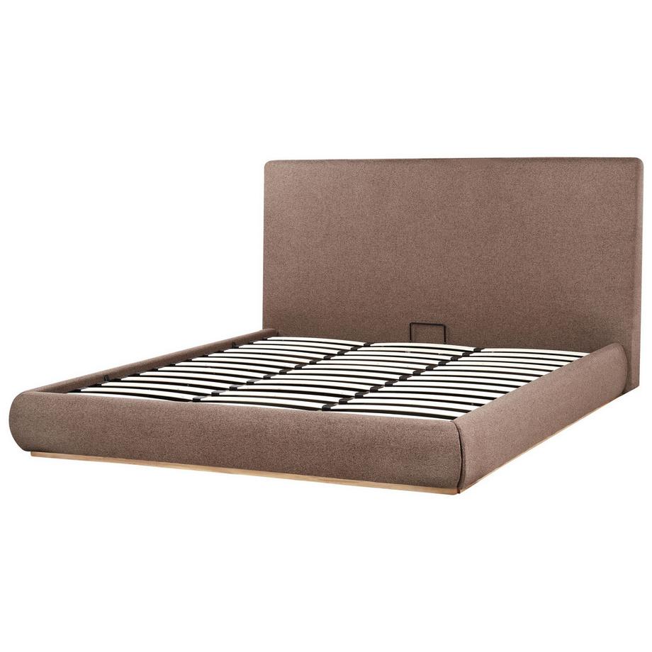 Beliani Lit ottoman en Tissu Moderne CAMPAGNE  