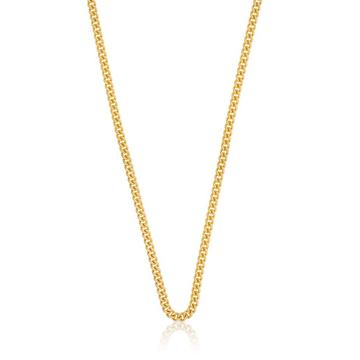 Collier Rundpanzer Gelbgold 750, 2.8mm, 45cm