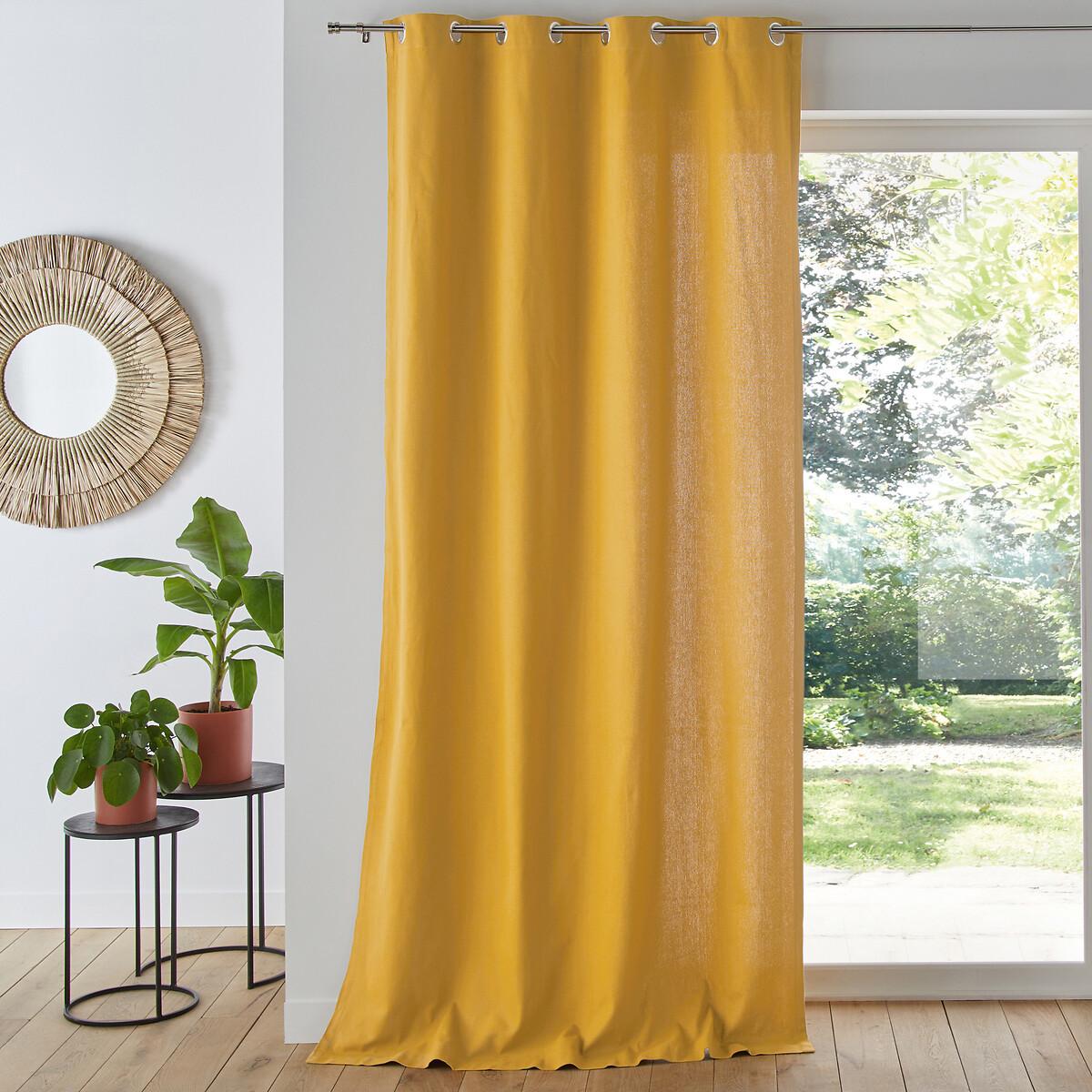 Image of Vorhang Panama Unisex Gelb 140x180 cm