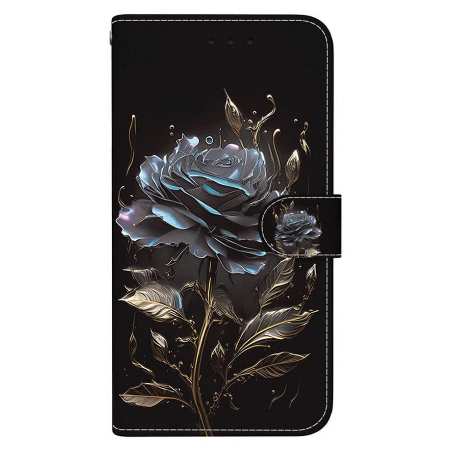 Cover-Discount  Google Pixel 9a - Tasche Hülle mit Blüten Motiv 
