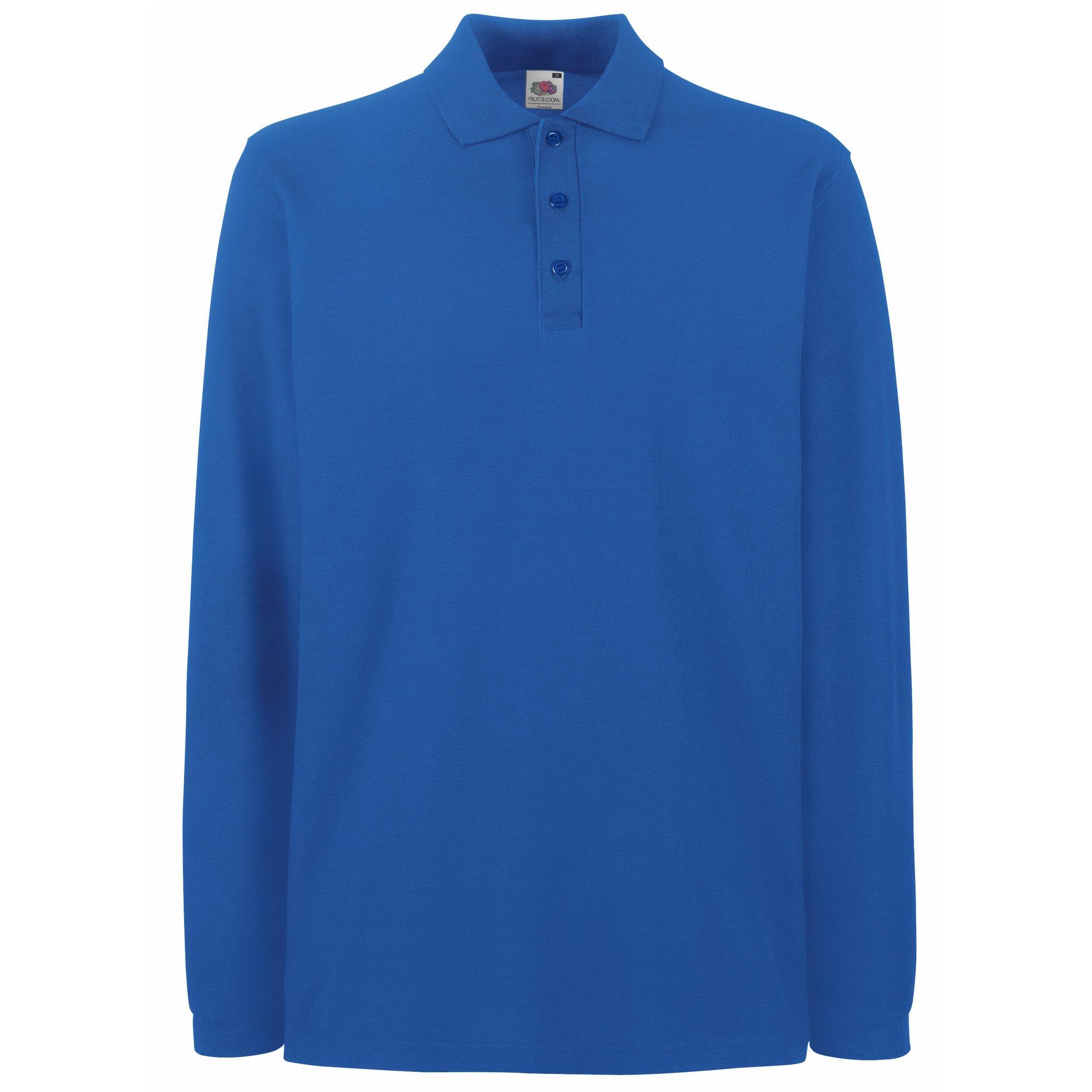 Fruit of the Loom  Premium PoloShirt, Langarm 