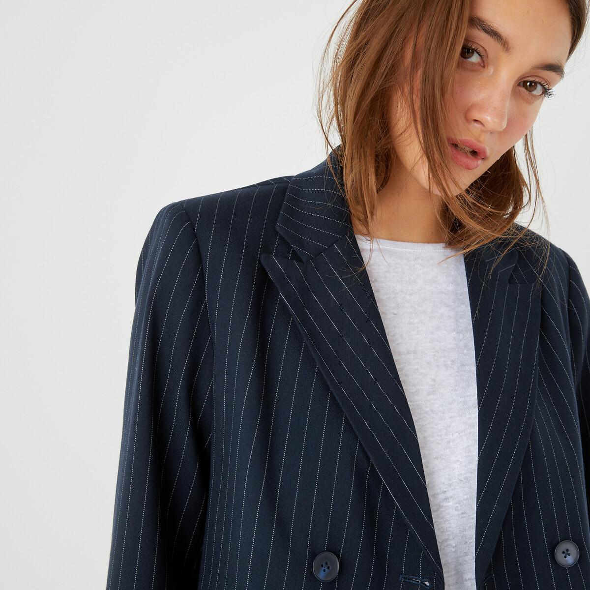 La Redoute Collections  Taillierter Blazer mit Nadelstreifen 