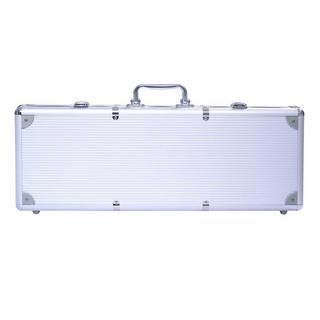 B2X  Pokerset Pokerkoffer 500 Laser-Chips Alukoffer Alu Pokerkoffer + Tuch + 2 Pokerdecks 