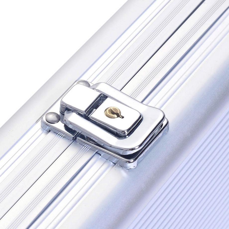 B2X  Pokerset Pokerkoffer 500 Laser-Chips Alukoffer Alu Pokerkoffer + Tuch + 2 Pokerdecks 