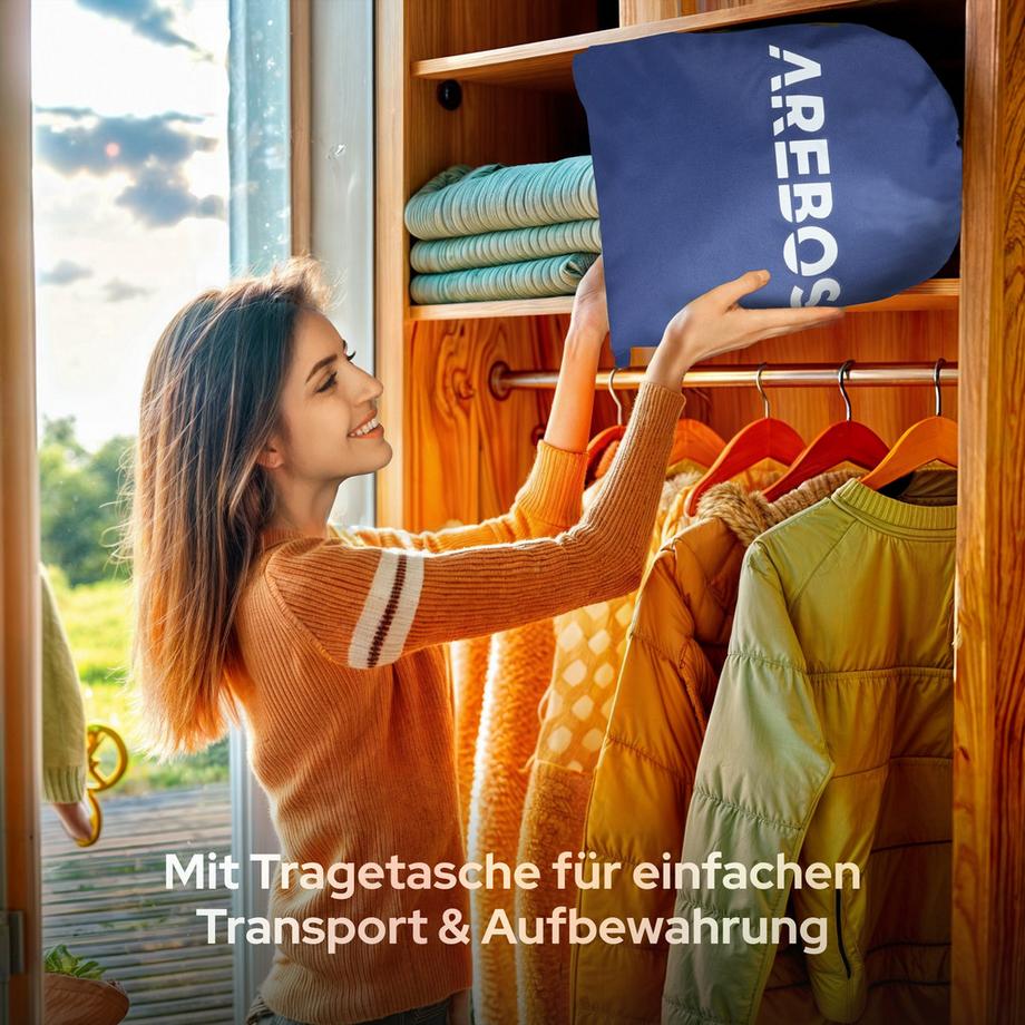 Arebos Materasso Gonfiabile Autogonfiante Letto per Ospiti con Pompa  