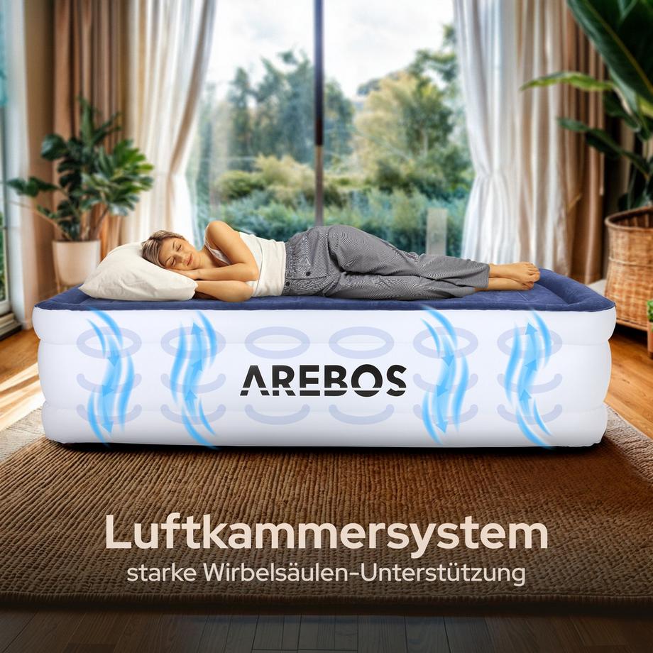 Arebos Materasso Gonfiabile Autogonfiante Letto per Ospiti con Pompa  