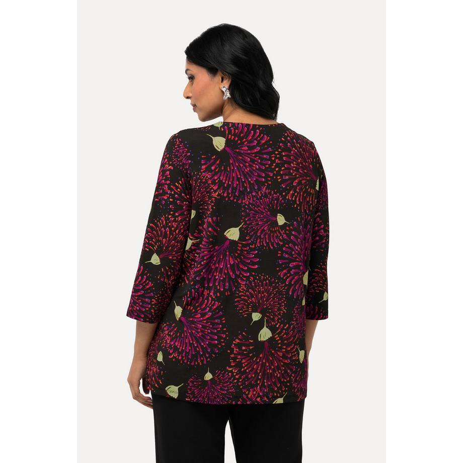 Ulla Popken Maglia Slinky Classic Scollo a V Maniche 3/4  