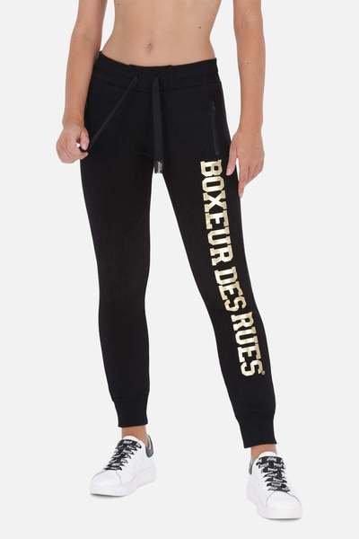 Image of Jogginhosen Basic Long Logo Sweatpants Damen Schwarz XL