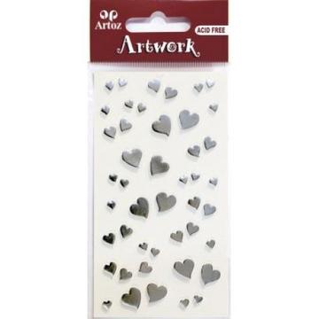 Artoz 185570-48 sticker decorativi Argento