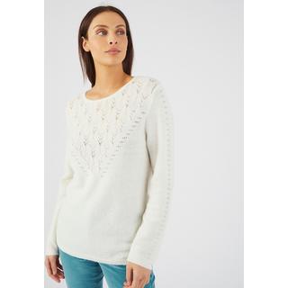 Damart  Pullover Ajourstrick Alpaka-Mix 