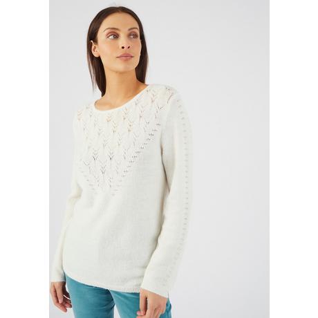 Damart  Pullover Ajourstrick Alpaka-Mix 