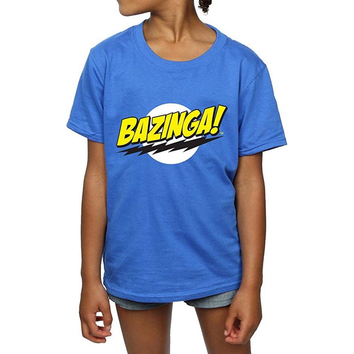 Image of Bazinga Tshirt Mädchen Königsblau 128