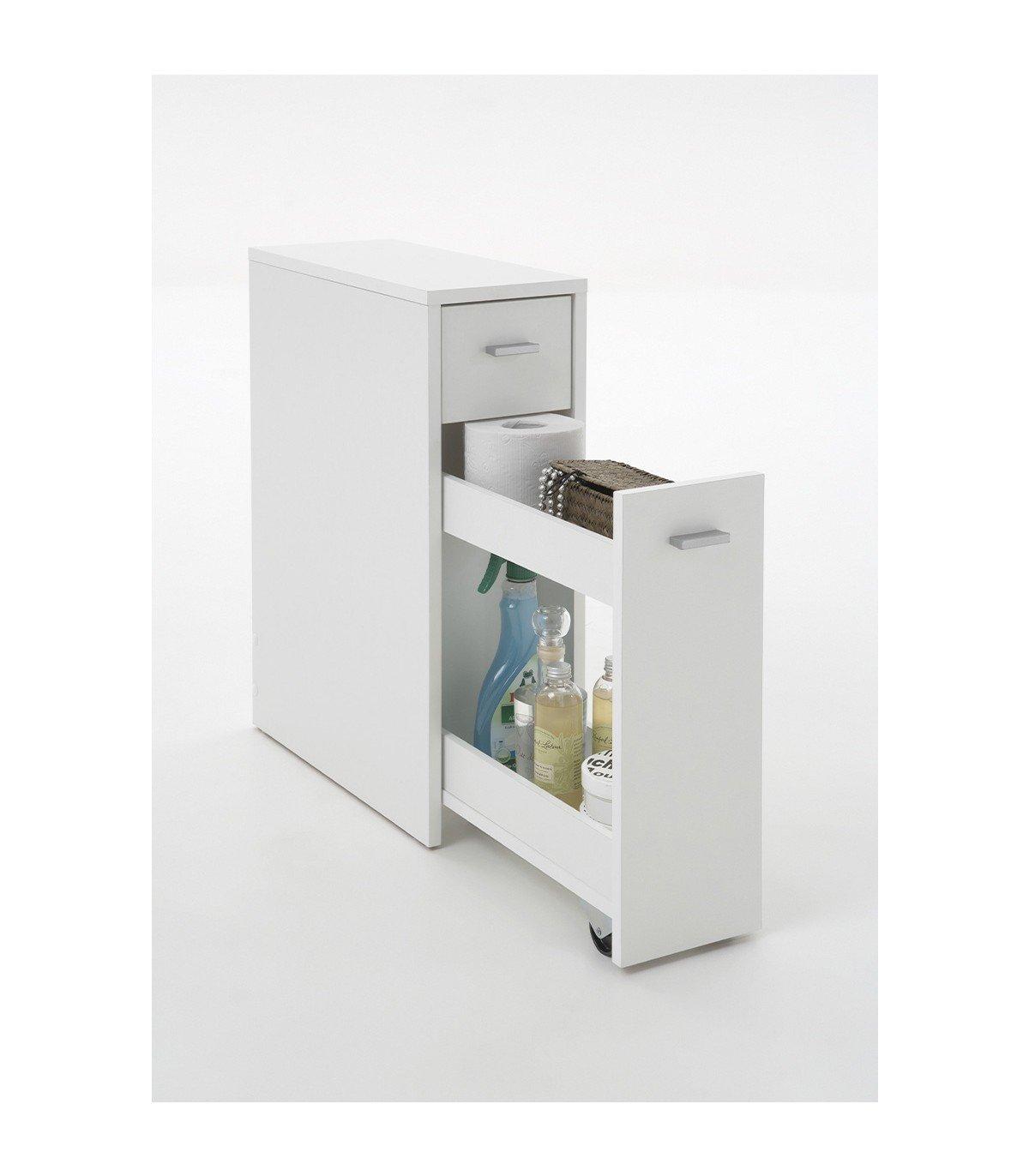 Calicosy Petit Meuble de Cuisine Gain de Place 2 Tiroirs L20cm - Denia  