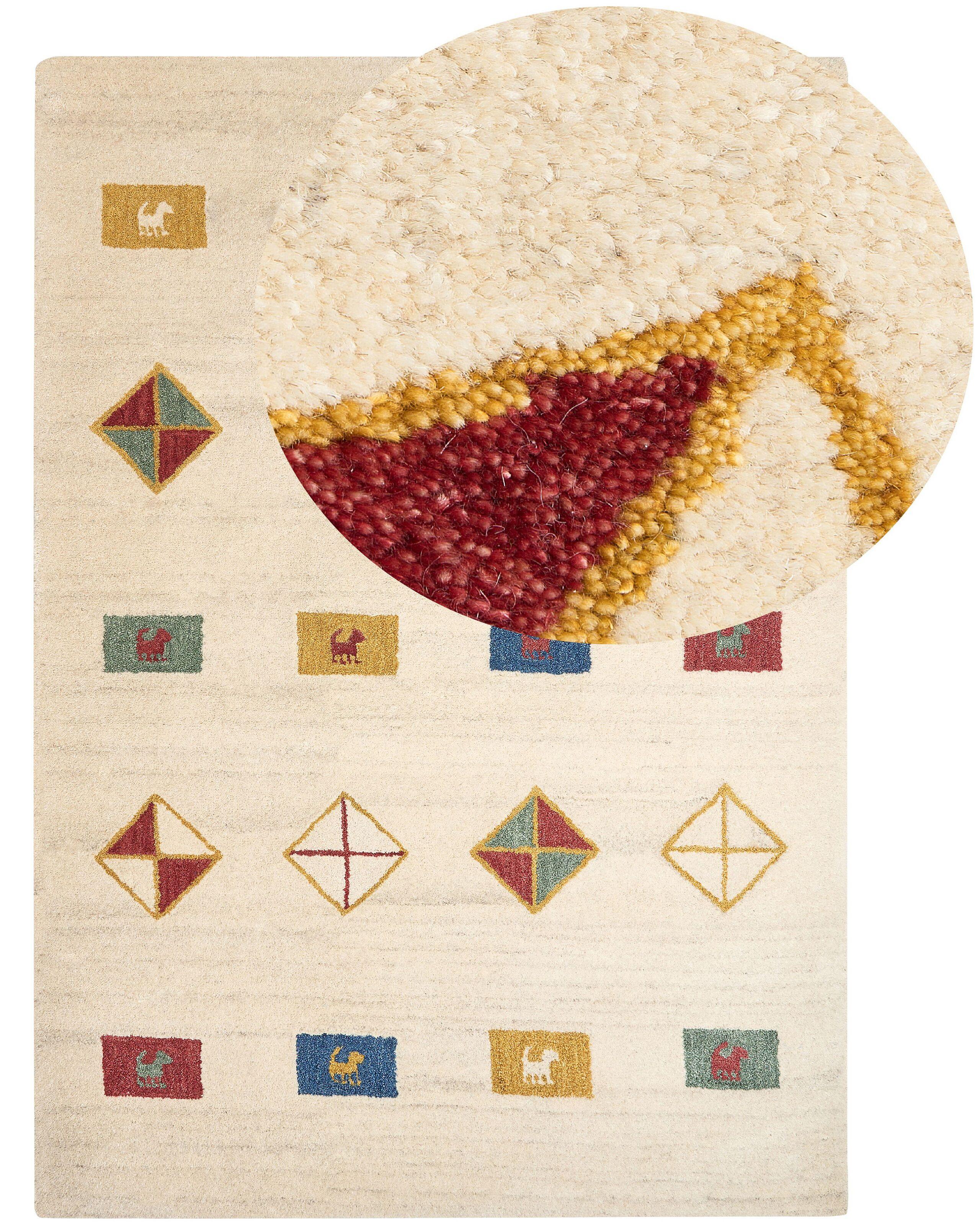 Image of Teppich aus Wolle Boho MISINLI Teppich aus Wolle Boho MISINLI