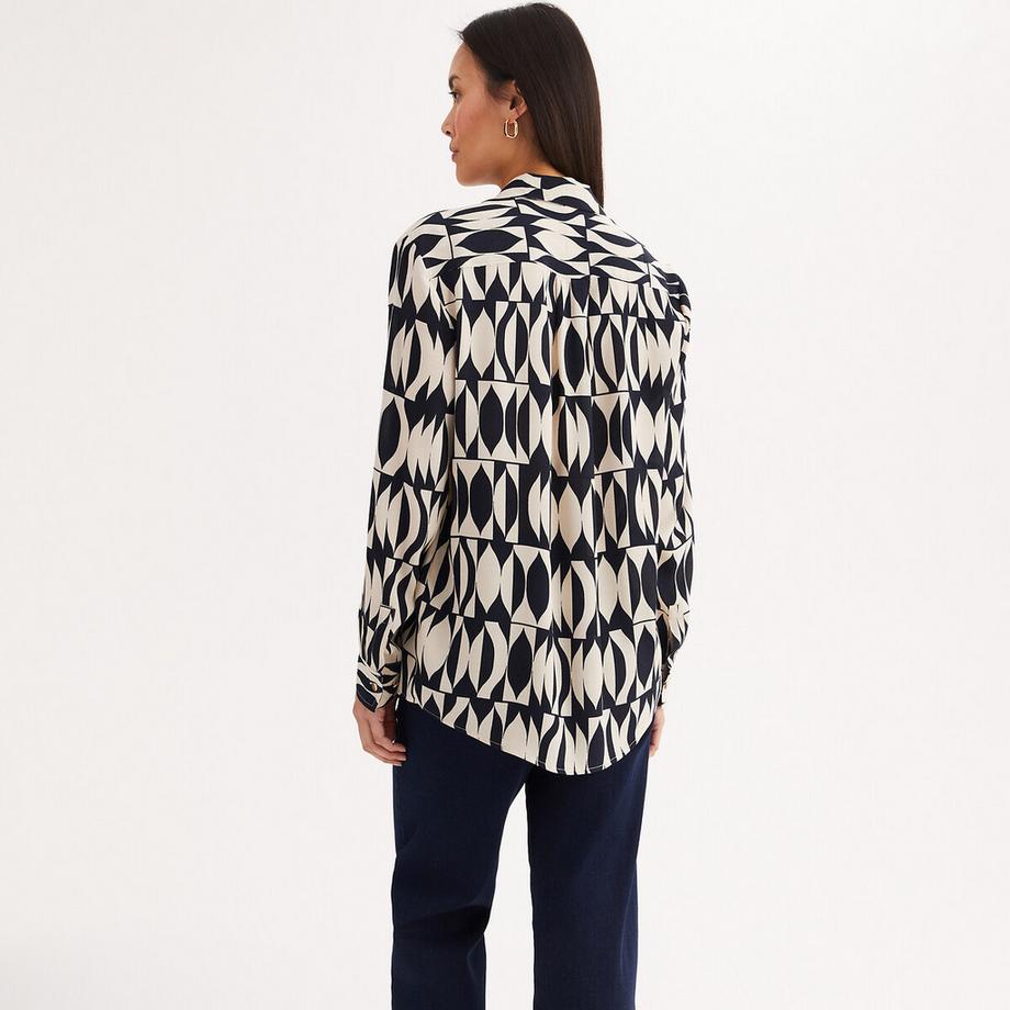 La Redoute Collections Chemise fluide Imprimé graphique  