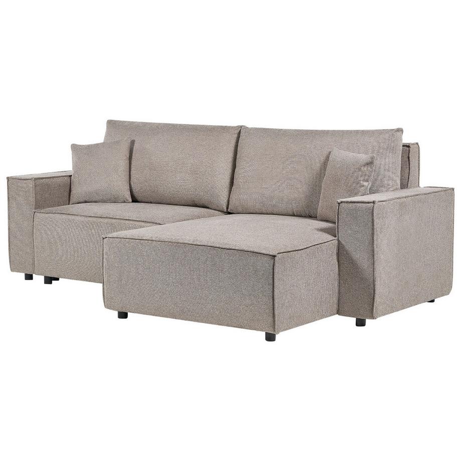 Beliani Ecksofa aus Stoff  KARILA  