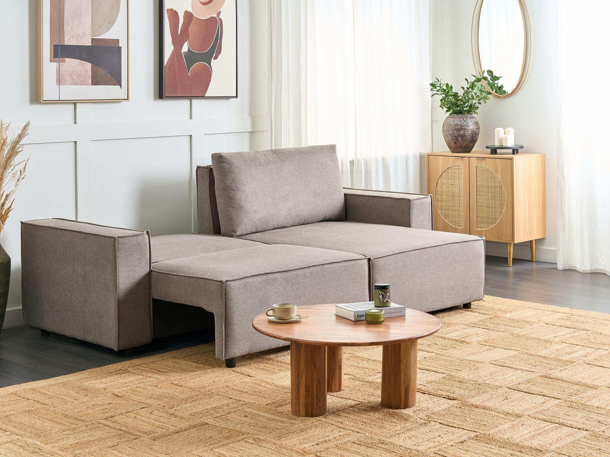 Beliani Ecksofa aus Polyester Modern KARILA  