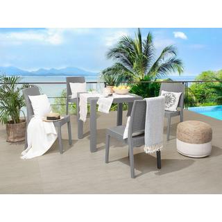 Beliani Gartentisch aus Kunststoff Industriell FOSSANO  