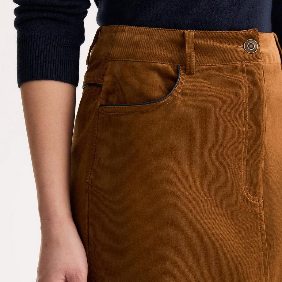 La Redoute Collections Ausgestellter Samtrock  