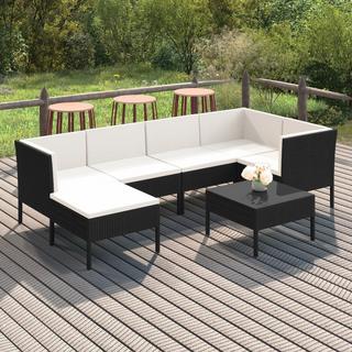 VidaXL Garten-sofagarnitur poly-rattan  