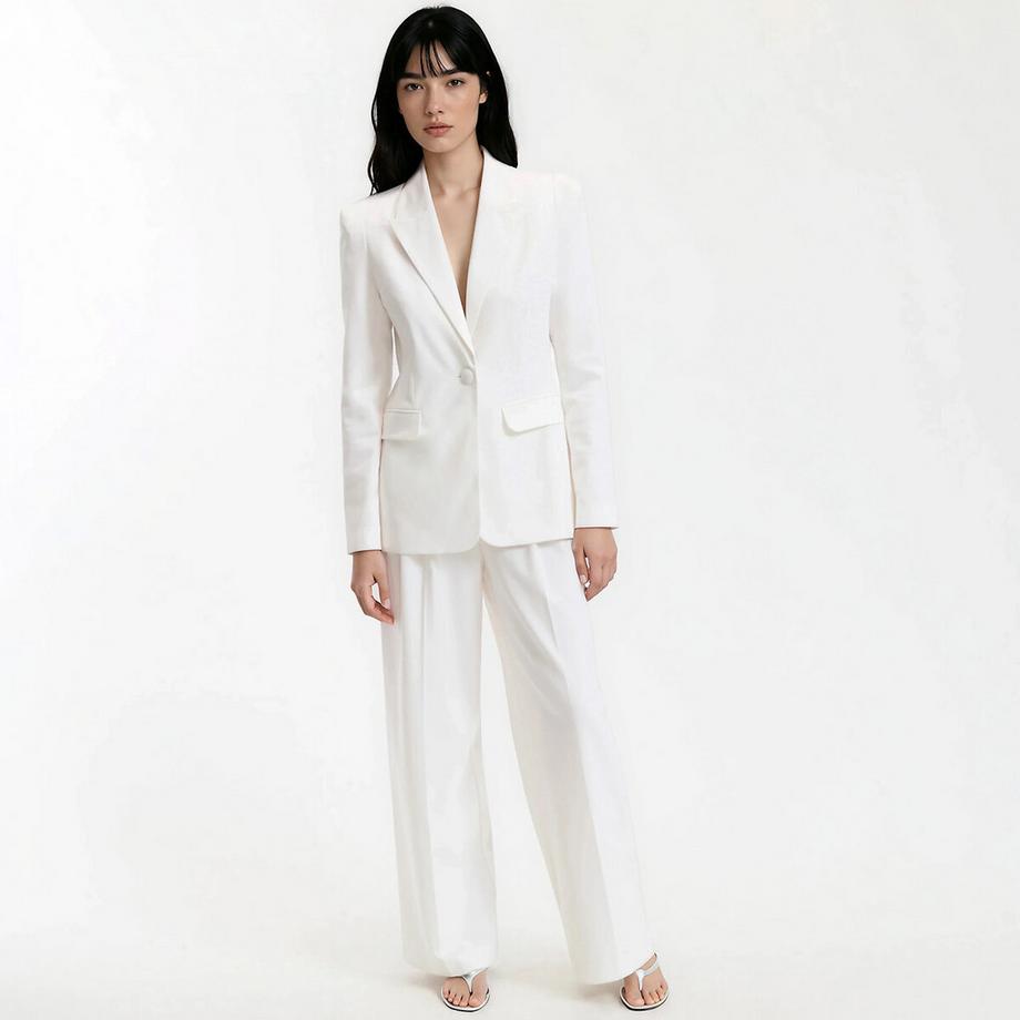 La Redoute Collections Blazer lungo taglio aderente  