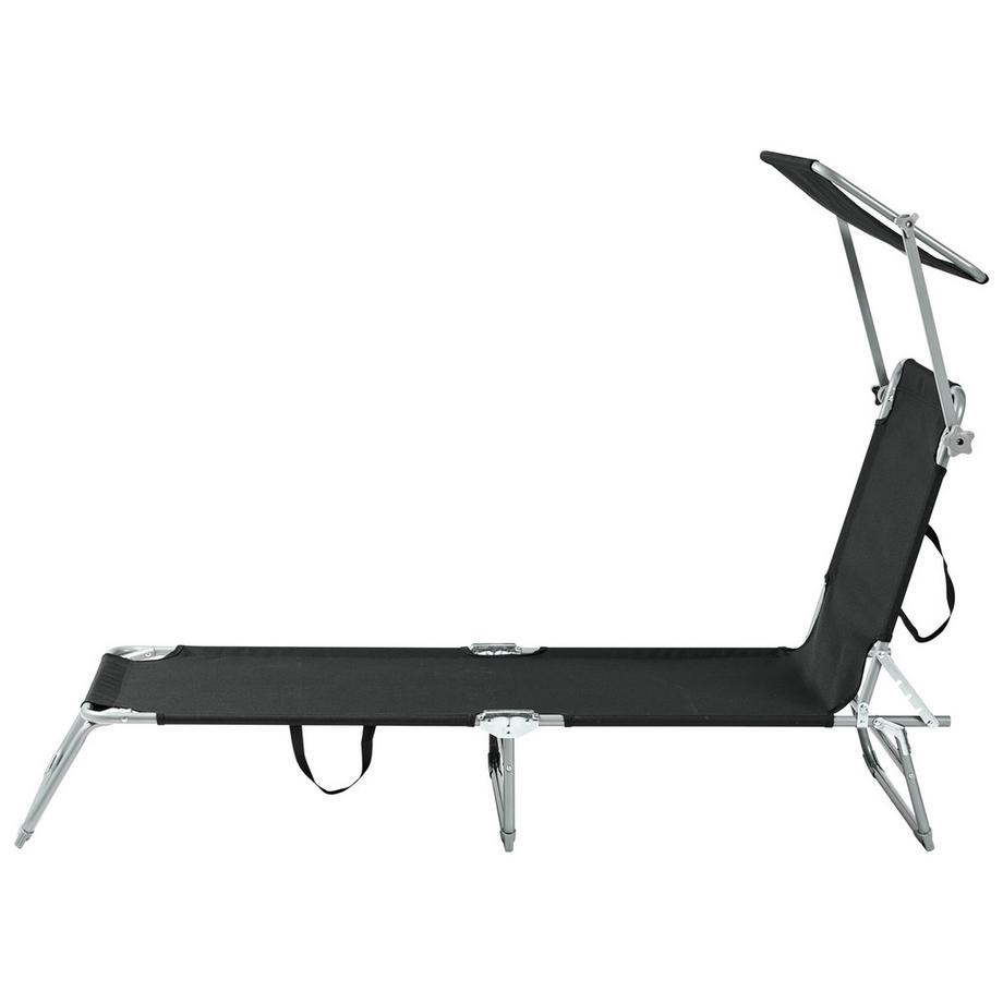 Beliani Sonnenliege aus Stahl  FOLIGNO  