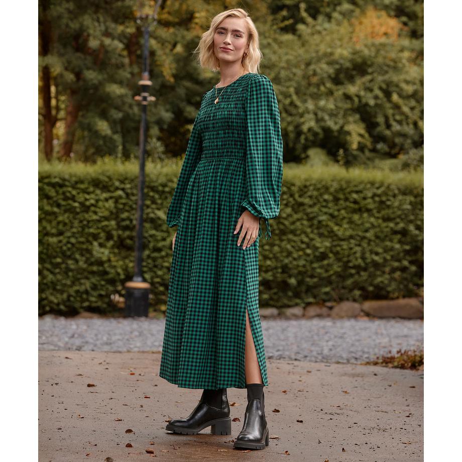 Joe Browns Kleid Gerafftes Oberteil Vichykaro  