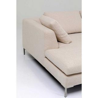 KARE Design Ecksofa Gianni Creme Links  