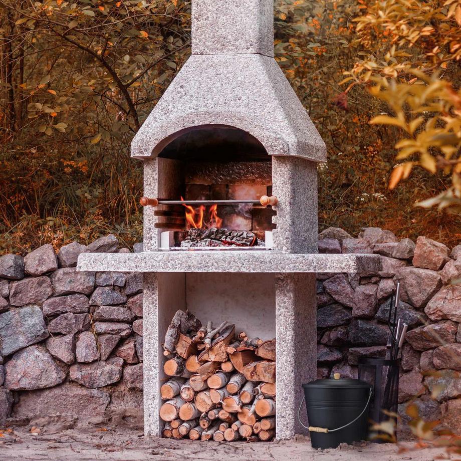 Northix  Aschenbecher mit Deckel 12 l 