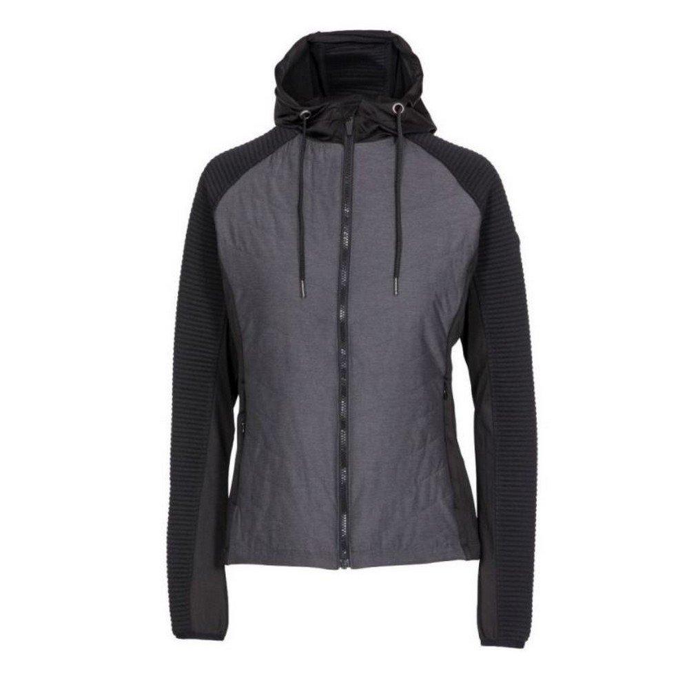 Image of Grace Hoodie Mit Durchgehendem Reißverschluss Sportlich Damen Schwarz M
