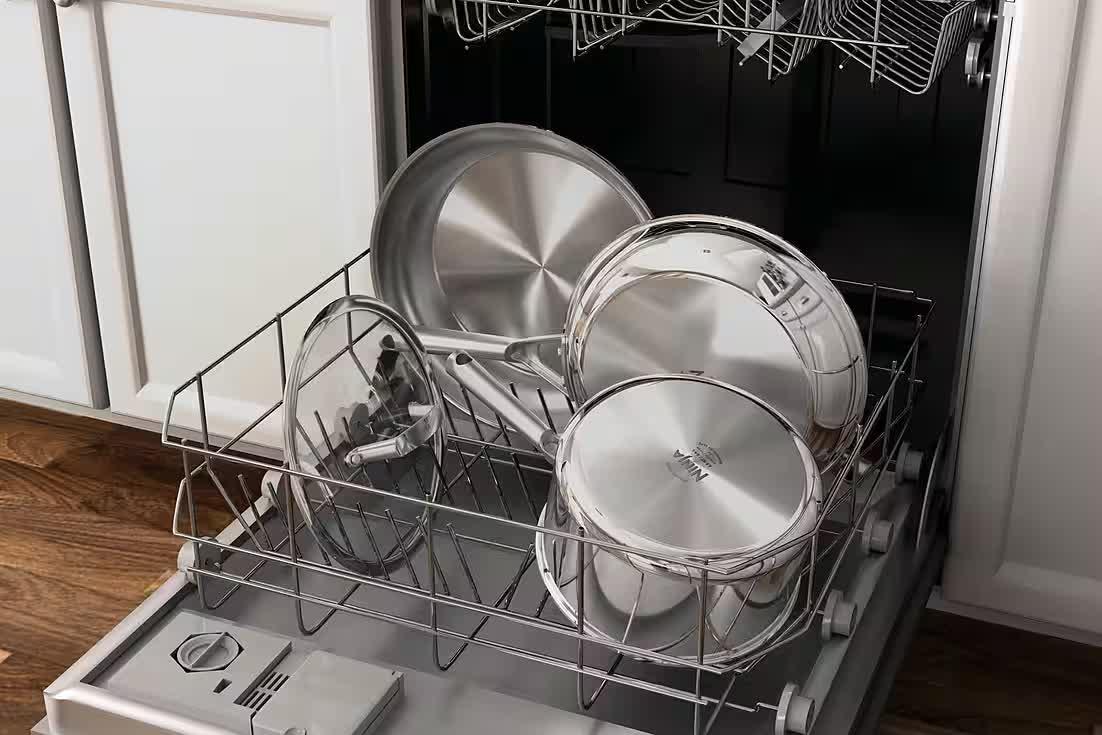 Ninja C63000DE Set de 3 casseroles en acier inoxydable  