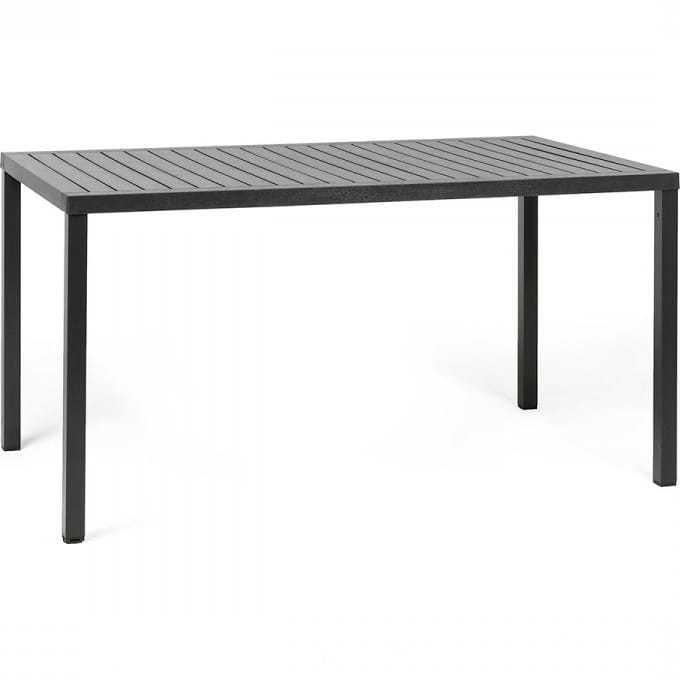 NARDI outdoor Table de jardin empilable Cube anthracite 140  