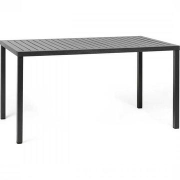 Table de jardin empilable Cube anthracite 140