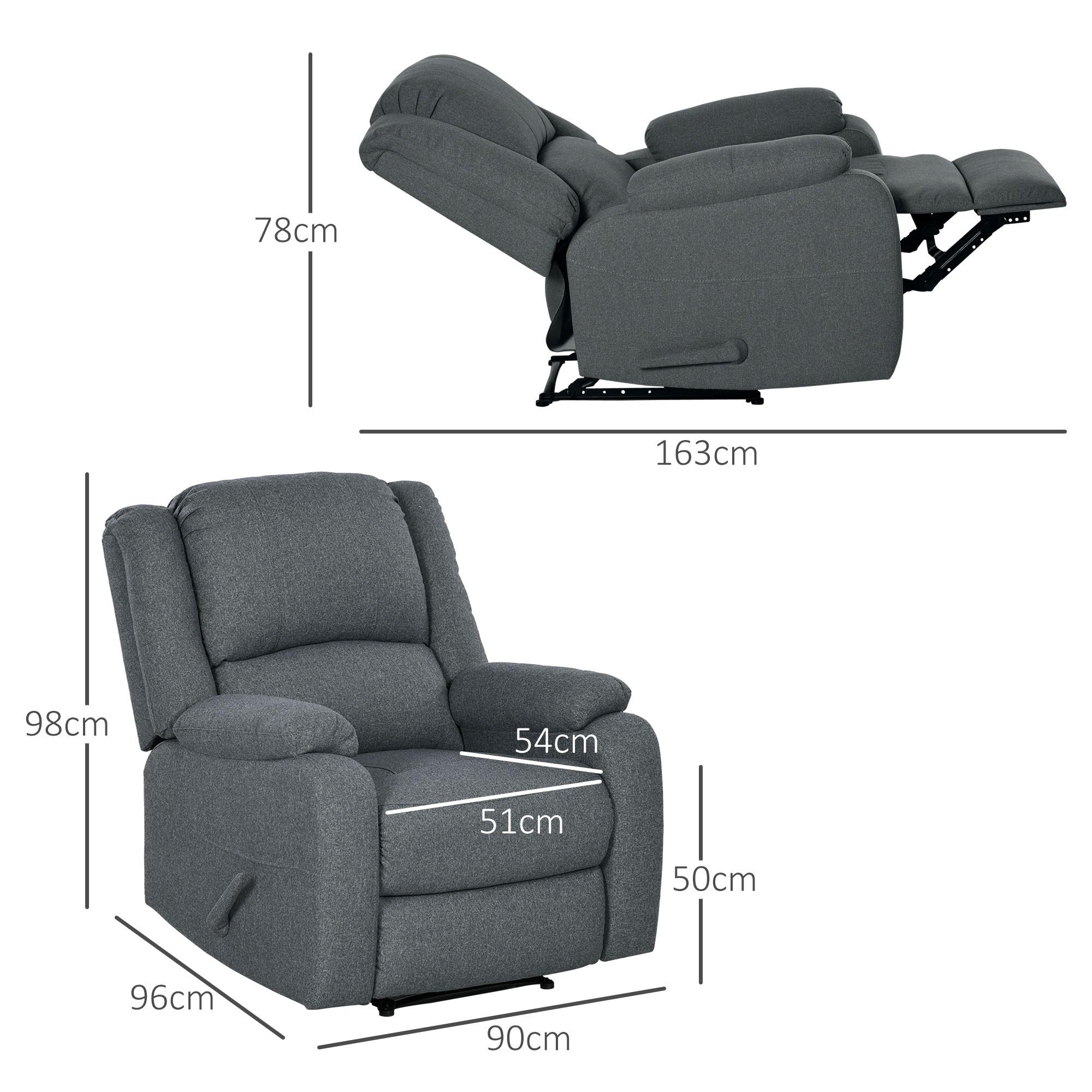 HOMCOM Fauteuil de relaxation  