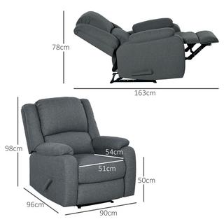 HOMCOM Fauteuil de relaxation  