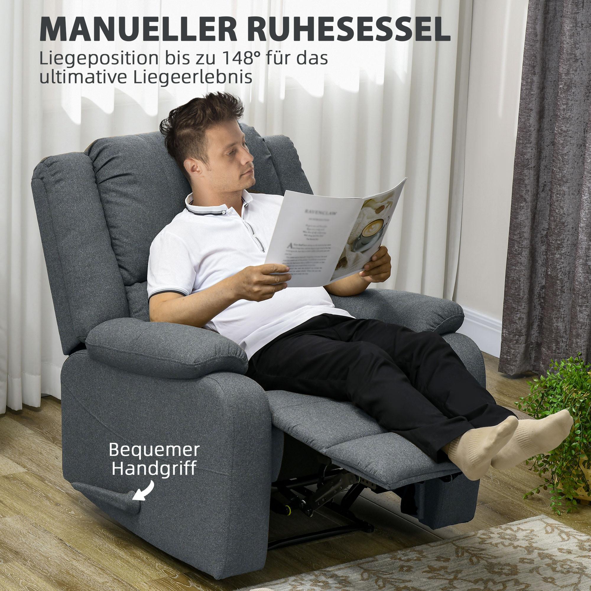 HOMCOM Fauteuil de relaxation  