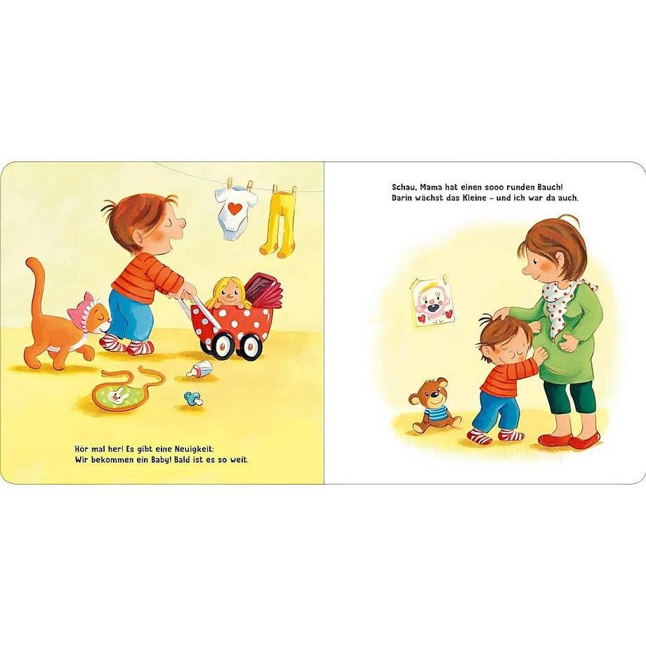 Juhu, ich bin jetzt großer Bruder! Reider, Katja; Kraushaar, Sabine (Illustrationen) Gebundene Ausgabe 