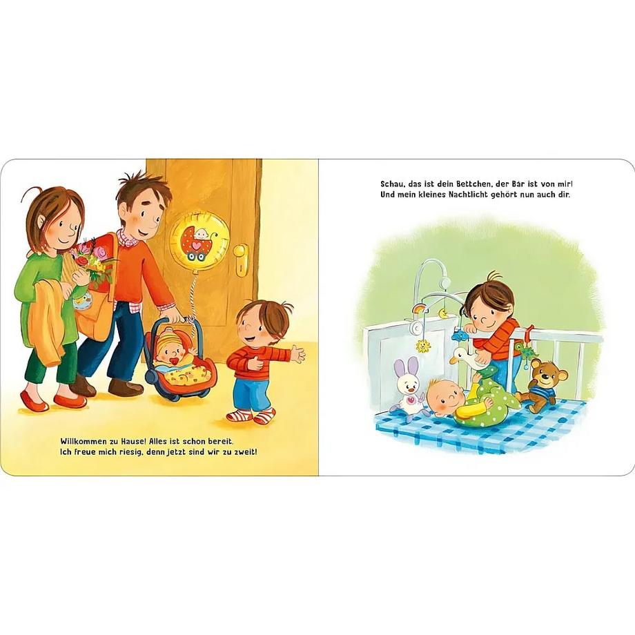 Juhu, ich bin jetzt großer Bruder! Reider, Katja; Kraushaar, Sabine (Illustrationen) Gebundene Ausgabe 