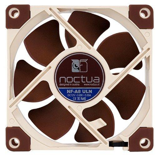 Noctua  NF-A8 ULN système de refroidissement d’ordinateur Boitier PC Ventilateur 8 cm Beige, Marron 