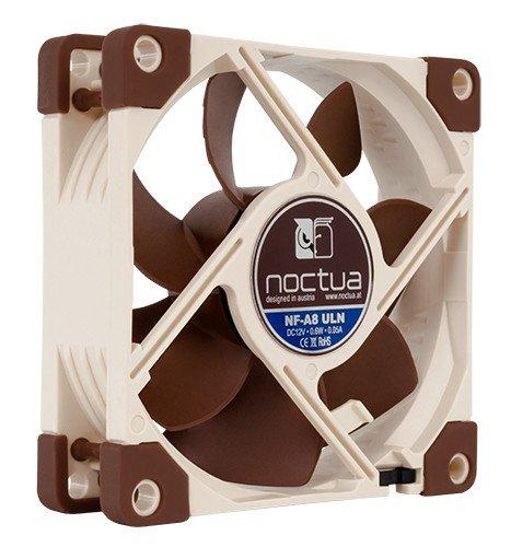 Noctua  NF-A8 ULN système de refroidissement d’ordinateur Boitier PC Ventilateur 8 cm Beige, Marron 