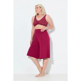 Ulla Popken Bermuda Weites Gerades Bein Elastikbund  