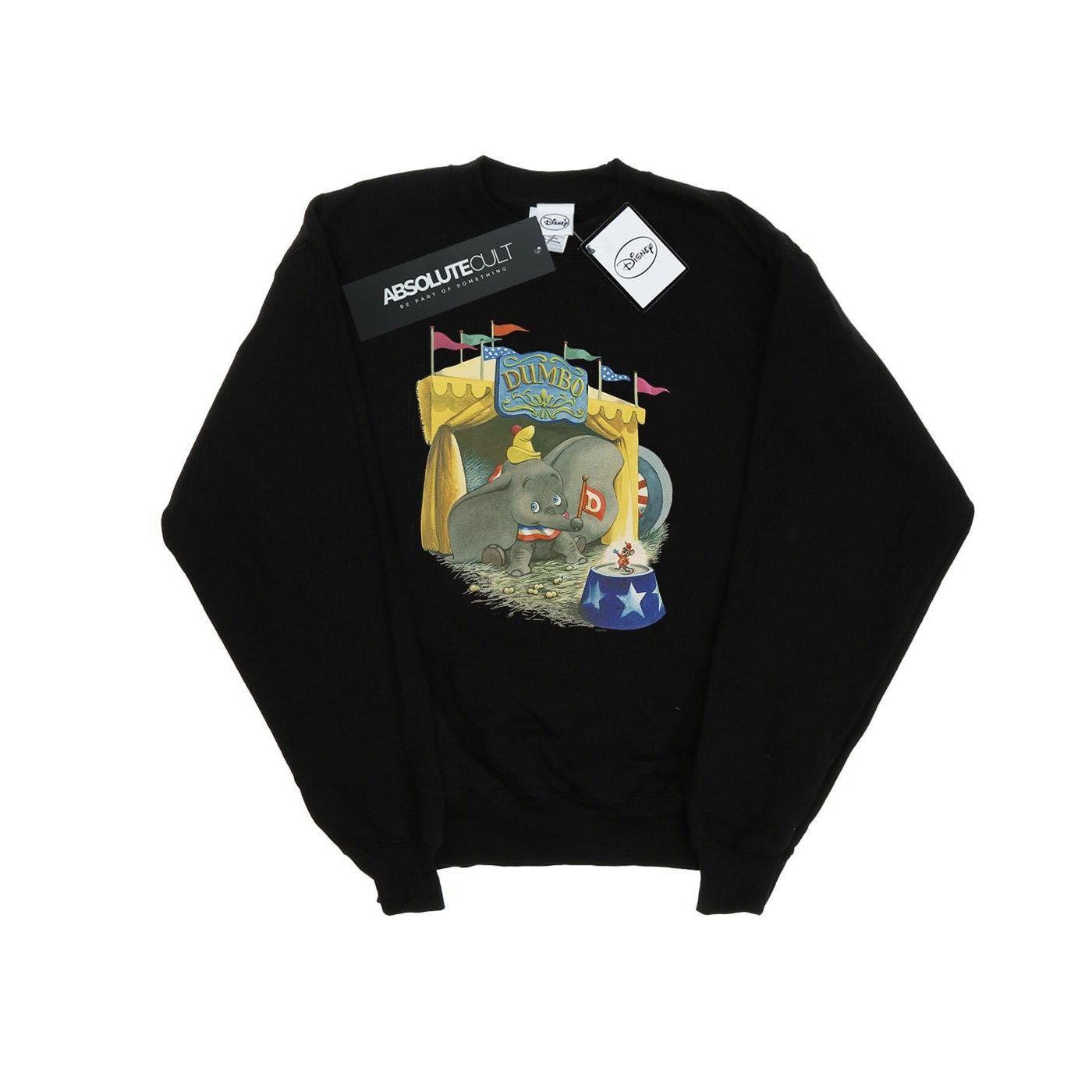 Image of Dumbo Circus Sweatshirt Unisex Schwarz 152-158