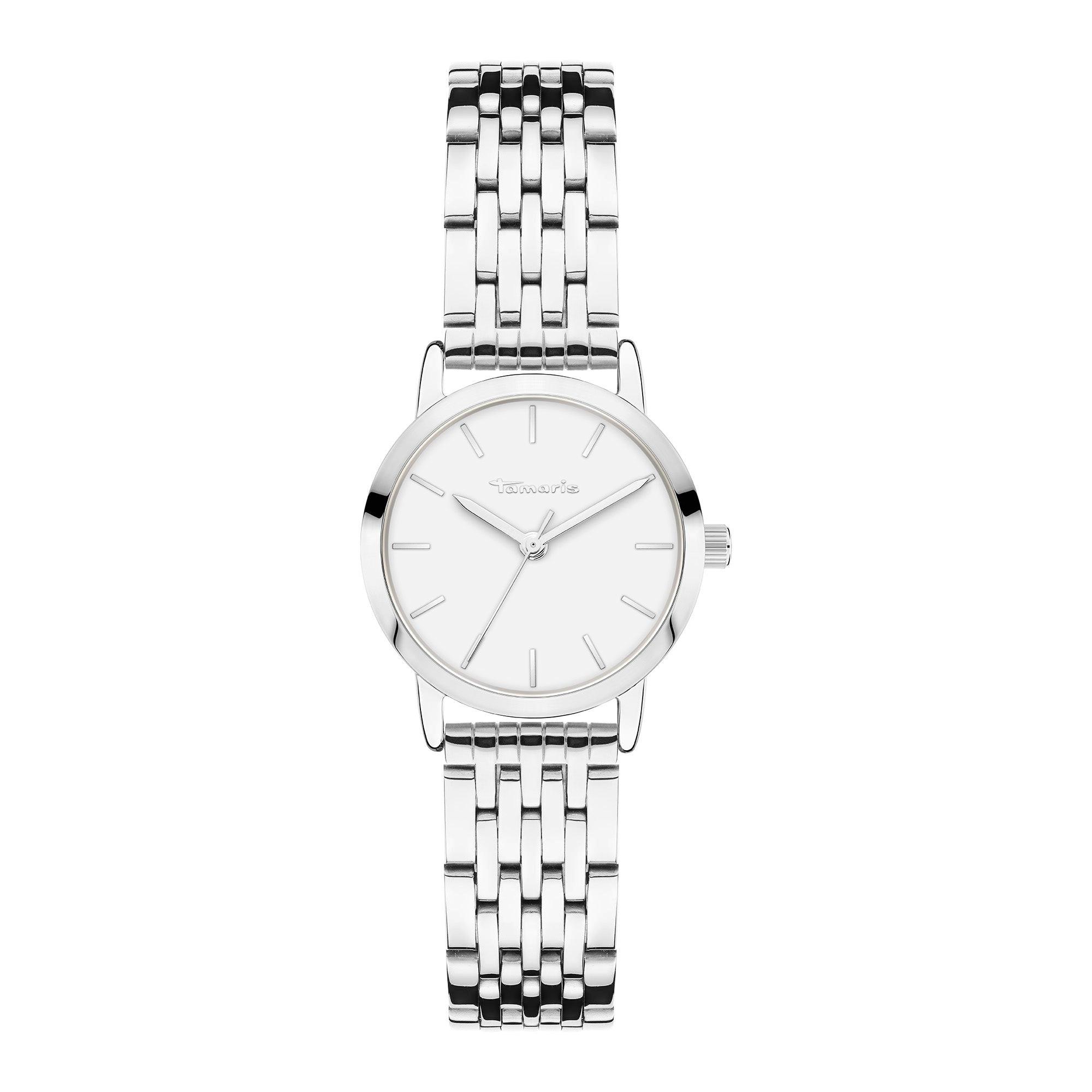 Image of Modern Sporty Armbanduhr Damen Silber 28mm