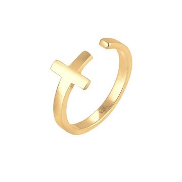 Bague Croix Géo Taille Réglable